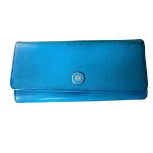 Loewe Blue Flap Long Wallet